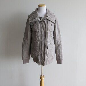 SWS Outerwear 100% Cotton Gray Full Zip Jacket - Size Large